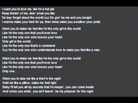 traduction only girl rihanna